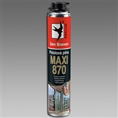 DEN BRAVEN Pistolová pěna MAXI 870ml žlutá